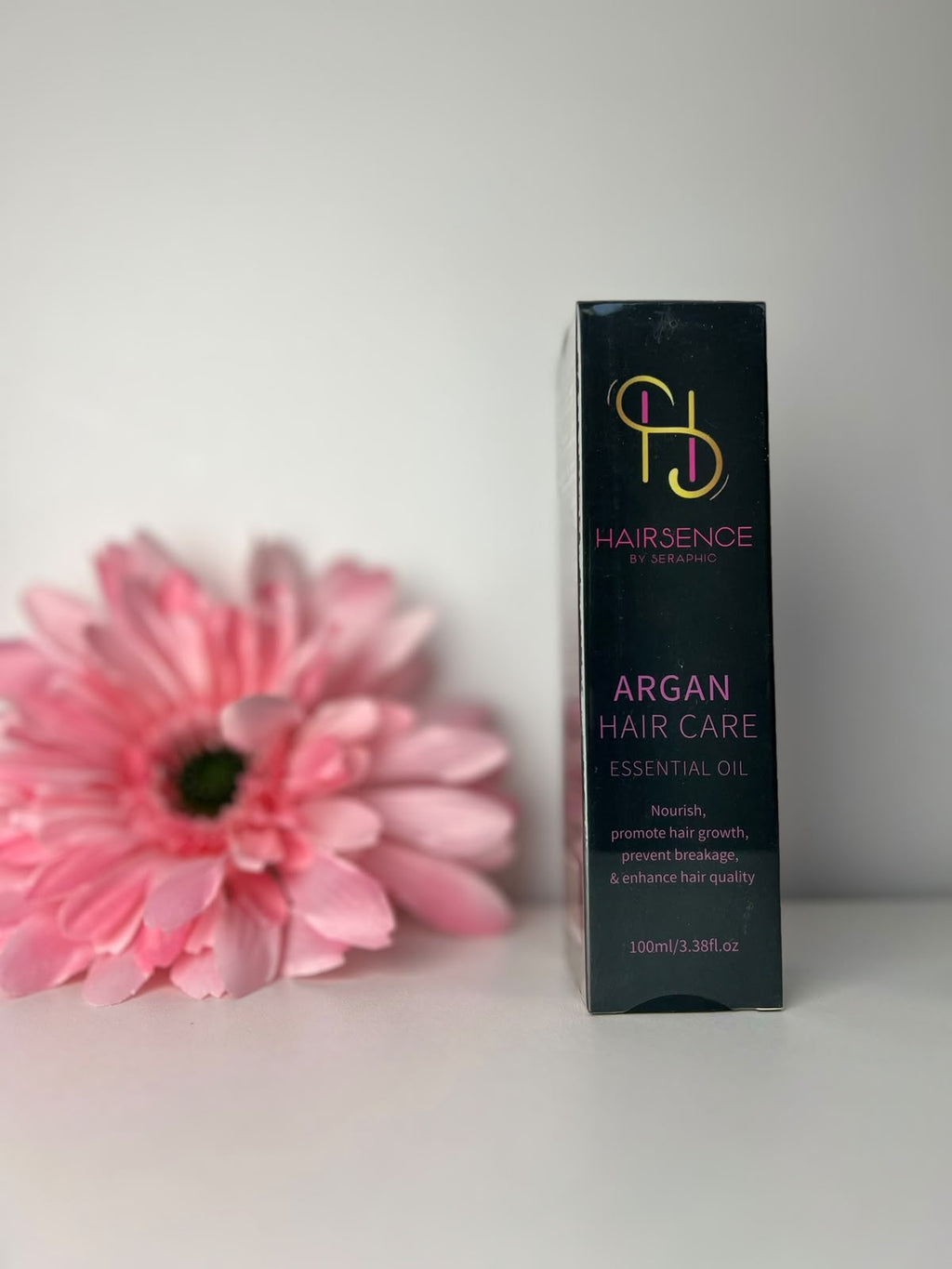 HAIRSENCE Argan Hair Care Oil 100ml branded outer packaging box